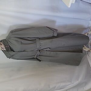 Vintage LONDON FOG 80s Long Coat Removable Wool Lining Pleated Puff High Neck
